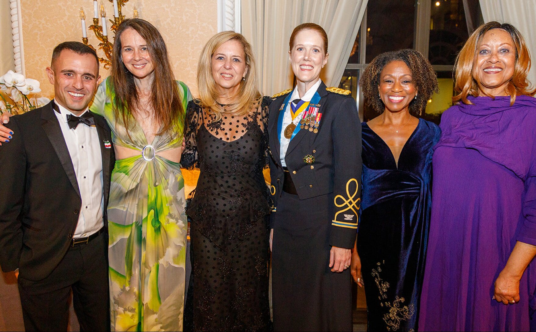 Parham Eftekhari with federal leaders at the ICIT Gala and Benefit